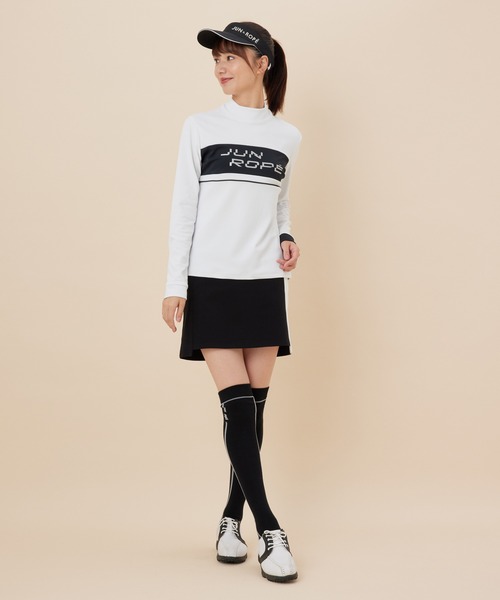JUN&ROPE'(ジュンアンドロペ)の「【保温】サイド配色切替裏起毛スカート(スカート・レディース・ブラック/グレー/ホワイト/ピンク・M/L/S)」の18枚目の写真