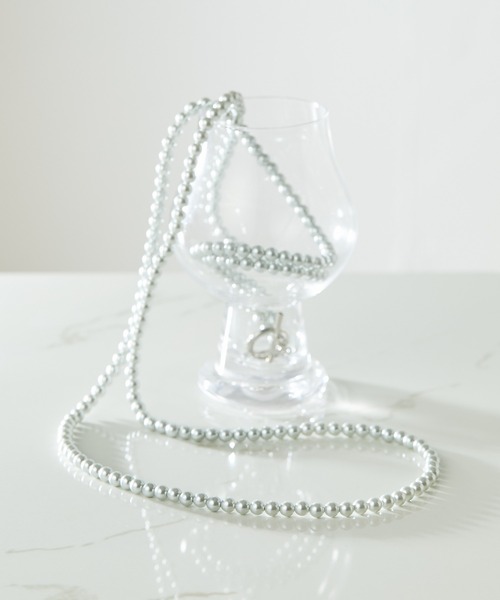 PAPILLONNER（パピヨネ）の「パールロングネックレス（ネックレス・レディース・シルバー/ゴールド/グレー/シルバー系その他・FREE）」の2枚目の写真