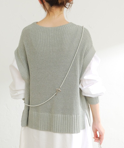 PAPILLONNER（パピヨネ）の「パールロングネックレス（ネックレス・レディース・シルバー/ゴールド/グレー/シルバー系その他・FREE）」の5枚目の写真