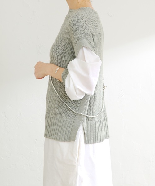 PAPILLONNER（パピヨネ）の「パールロングネックレス（ネックレス・レディース・シルバー/ゴールド/グレー/シルバー系その他・FREE）」の6枚目の写真