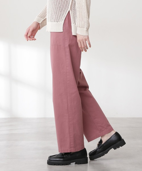 N.（N. Natural Beauty Basic）（エヌエヌナチュラルビューティーベーシック）の「ベイカーパンツ（その他パンツ・レディース・カーキ/ピンク・SMALL/MEDIUM）」の7枚目の写真