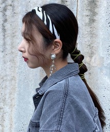 WEGO/ハラコワイドカチューシャ