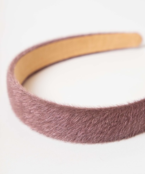 WEGO（ウィゴー）の「WEGO/ハラコワイドカチューシャ（カチューシャ・レディース・その他1/ベージュ/その他3/その他2/オフホワイト/ピンク・FREE）」の18枚目の写真