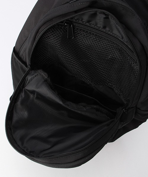XLARGE ブラックリュック メッシュポケット付き XLARGE ブラックリュック メッシュポケット付き - メルカリ