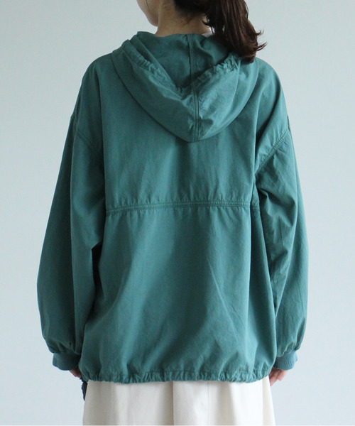 PAR ICI KLASSISK（パーリッシィクラシスク）の「フィンクスブロード伊吹染め アノラックパーカー (セットアップ対応)（その他アウター・レディース・レッド/グリーン/アイボリー・FREE）」の19枚目の写真