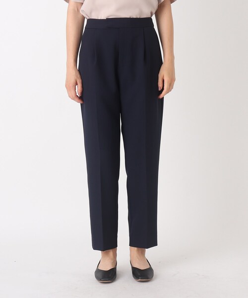 OPAQUE.CLIP（オペークドットクリップ）の「◆デレガントダブルクロス ーパードパンツ【WEB限定サイズ】（スーツパンツ・レディース・ベージュ/ネイビー・40/38/42/36）」の4枚目の写真