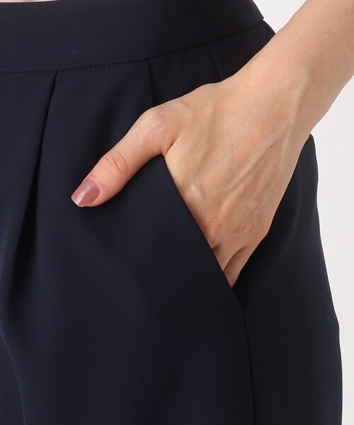 OPAQUE.CLIP（オペークドットクリップ）の「◆デレガントダブルクロス ーパードパンツ【WEB限定サイズ】（スーツパンツ・レディース・ベージュ/ネイビー・40/38/42/36）」の3枚目の写真