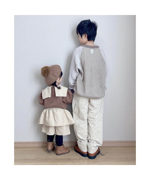 apres les cours(アプレレクール)の「WEB限定 コール天フリルショートパンツ(その他パンツ・キッズ・ブラウン/アイボリー/キャメル/ローズ・90/100/110/120/80/130/140)」の8枚目の写真