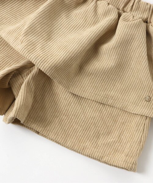 apres les cours(アプレレクール)の「WEB限定 コール天フリルショートパンツ(その他パンツ・キッズ・ブラウン/アイボリー/キャメル/ローズ・90/100/110/120/80/130/140)」の16枚目の写真