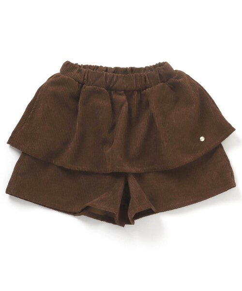 apres les cours(アプレレクール)の「WEB限定 コール天フリルショートパンツ(その他パンツ・キッズ・ブラウン/アイボリー/キャメル/ローズ・90/100/110/120/80/130/140)」の22枚目の写真