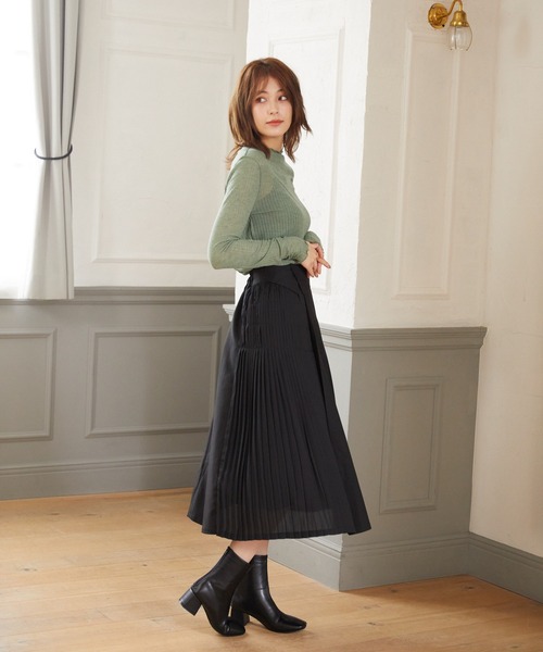 Rewde(ルゥデ)の「プチハイメロープルオーバー(1R15-09198)(Tシャツ/カットソー・レディース・ホワイト/ブラック/グリーン/モカ・M)」の18枚目の写真