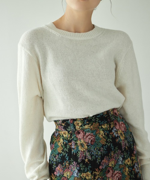 Edit Sheen（エディットシーン）の「ゴブランタイトスカート（スカート・レディース・ベージュ/ブラック・FREE）」の15枚目の写真