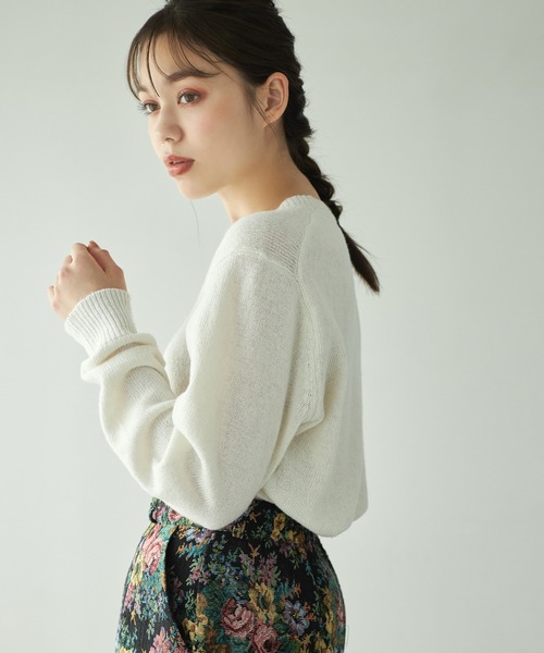 Edit Sheen（エディットシーン）の「ゴブランタイトスカート（スカート・レディース・ベージュ/ブラック・FREE）」の16枚目の写真