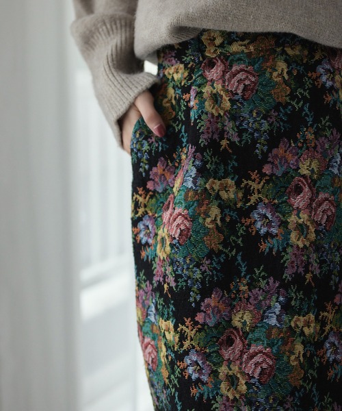 Edit Sheen（エディットシーン）の「ゴブランタイトスカート（スカート・レディース・ベージュ/ブラック・FREE）」の20枚目の写真