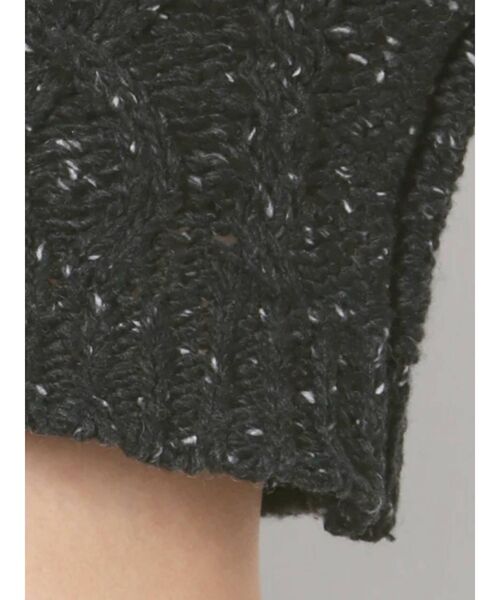 jouetie（ジュエティ）の「パワショルショートニット（ニット/セーター・レディース・グレー/ブラック/ピンク・MEDIUM）」の15枚目の写真