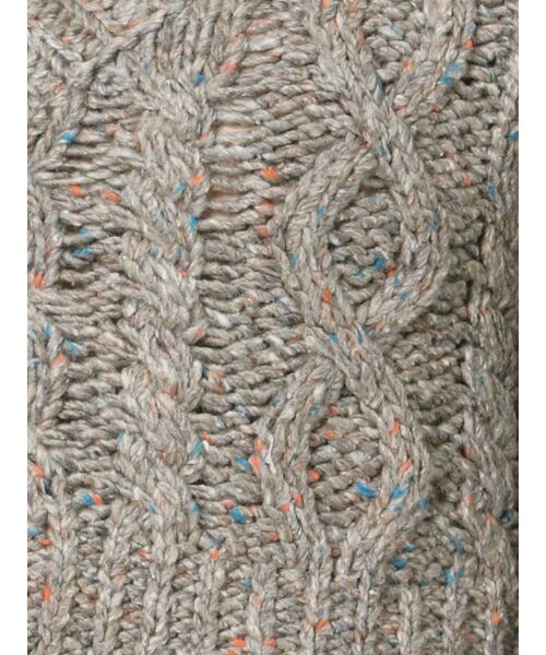 jouetie（ジュエティ）の「パワショルショートニット（ニット/セーター・レディース・グレー/ブラック/ピンク・MEDIUM）」の6枚目の写真