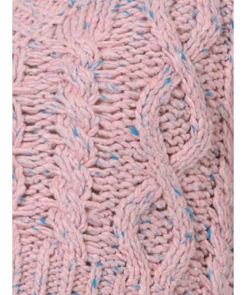 jouetie（ジュエティ）の「パワショルショートニット（ニット/セーター・レディース・グレー/ブラック/ピンク・MEDIUM）」の12枚目の写真