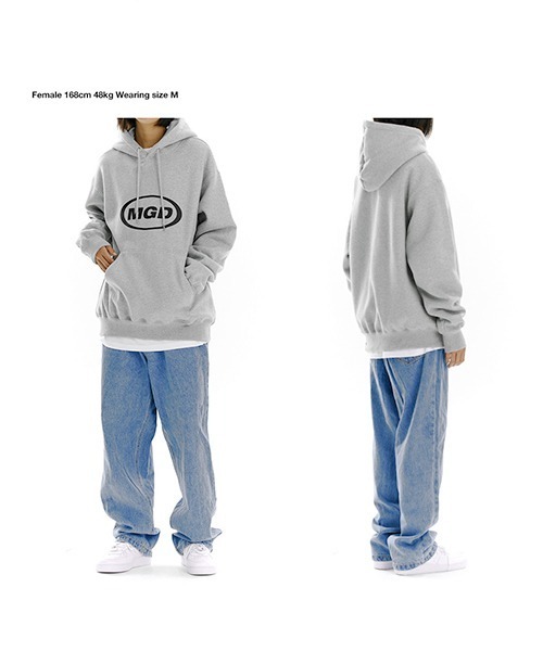 mahagrid】MGD OVAL LOGO HOODIE / マハグリッド MGD オーバル