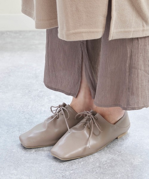 menue（メヌエ）の「コンフォート ソフトレザーシューズ（ドレスシューズ・レディース・ブラック/アイボリー/グレイッシュベージュ・LL/3L/S/M/L/XS）」の20枚目の写真