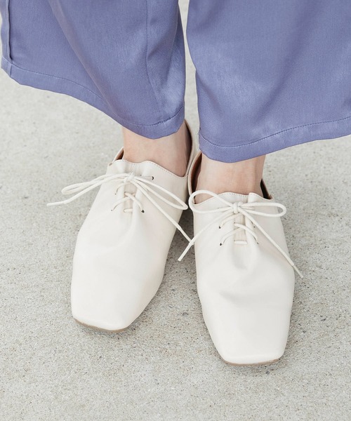 menue（メヌエ）の「コンフォート ソフトレザーシューズ（ドレスシューズ・レディース・ブラック/アイボリー/グレイッシュベージュ・LL/3L/S/M/L/XS）」の5枚目の写真