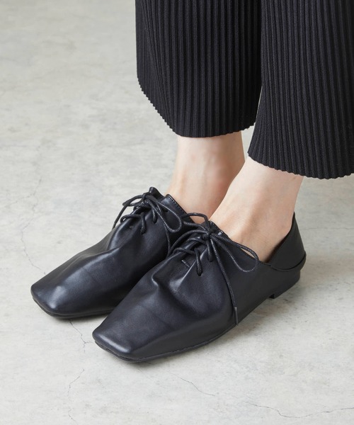 menue（メヌエ）の「コンフォート ソフトレザーシューズ（ドレスシューズ・レディース・ブラック/アイボリー/グレイッシュベージュ・LL/3L/S/M/L/XS）」の19枚目の写真