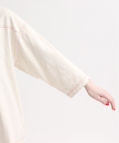 CHILD WOMAN(チャイルドウーマン)の「10/-オールドヴィンテージ天竺フットボールロンT(Tシャツ/カットソー・レディース・レッド/ブラック・FREE)」の11枚目の写真