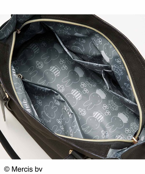 Live in comfort（リブインコンフォート）の「リブ　イン　コンフォート×ｍｉｆｆｙ　毎日一緒な２－ＷＡＹトートバッグ〈ブラック〉（トートバッグ・レディース・ブラック・ONE SIZE）」の7枚目の写真