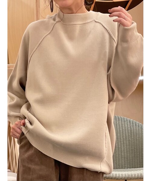 SHOO・LA・RUE（シューラルー）の「◆ダブルジャカードドルマンニット（ニット/セーター・レディース・ブラック/ライトグリーン/ブラウン系その他/ピンク系/アイボリー/チャコールグレー・00）」の19枚目の写真