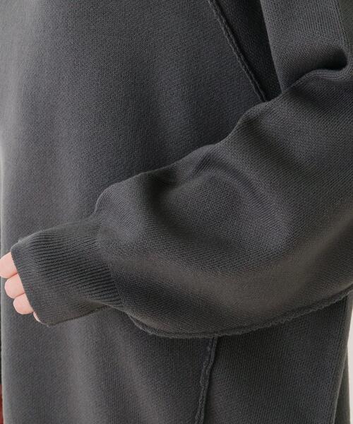 SHOO・LA・RUE（シューラルー）の「◆ダブルジャカードドルマンニット（ニット/セーター・レディース・ブラック/ライトグリーン/ブラウン系その他/ピンク系/アイボリー/チャコールグレー・00）」の8枚目の写真