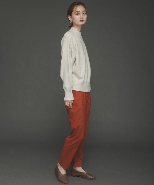 SENSE OF PLACE by URBAN RESEARCH（センスオブプレイスバイアーバンリサーチ）の「ストレッチフロントラップセーター（ニット/セーター・レディース・ブラック/ピンク/アイボリー・ONE）」の10枚目の写真