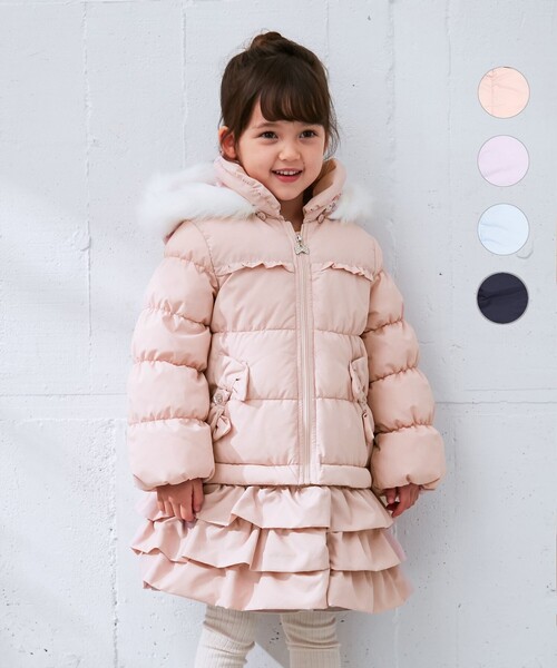 ANY（エニィ）の「プリンセスコート（その他アウター・キッズ・ネイビー系/サックスブルー系/ライラック系/ピンク系・120/130/100/110）」の4枚目の写真