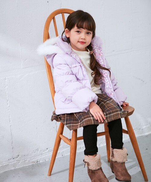 ANY（エニィ）の「プリンセスコート（その他アウター・キッズ・ネイビー系/サックスブルー系/ライラック系/ピンク系・120/130/100/110）」の5枚目の写真