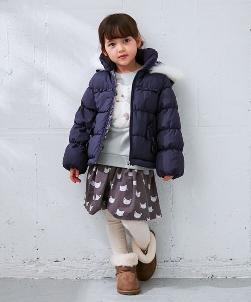 ANY（エニィ）の「プリンセスコート（その他アウター・キッズ・ネイビー系/サックスブルー系/ライラック系/ピンク系・120/130/100/110）」の8枚目の写真