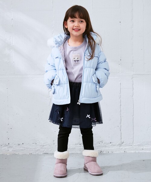 ANY（エニィ）の「プリンセスコート（その他アウター・キッズ・ネイビー系/サックスブルー系/ライラック系/ピンク系・120/130/100/110）」の12枚目の写真