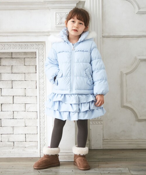 ANY（エニィ）の「プリンセスコート（その他アウター・キッズ・ネイビー系/サックスブルー系/ライラック系/ピンク系・120/130/100/110）」の6枚目の写真