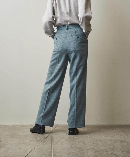 Steven Alan(スティーブンアラン)の「<Steven Alan>HERRINGBONE TUCK WIDE PANTS/パンツ(その他パンツ・レディース・ブラウン/ターコイズブルー・S/M/L)」の8枚目の写真
