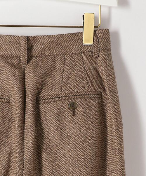 Steven Alan(スティーブンアラン)の「<Steven Alan>HERRINGBONE TUCK WIDE PANTS/パンツ(その他パンツ・レディース・ブラウン/ターコイズブルー・S/M/L)」の16枚目の写真
