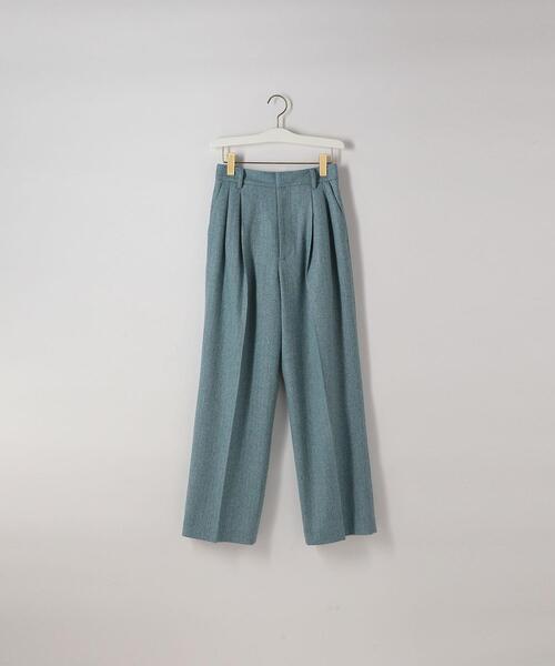Steven Alan(スティーブンアラン)の「<Steven Alan>HERRINGBONE TUCK WIDE PANTS/パンツ(その他パンツ・レディース・ブラウン/ターコイズブルー・S/M/L)」の13枚目の写真