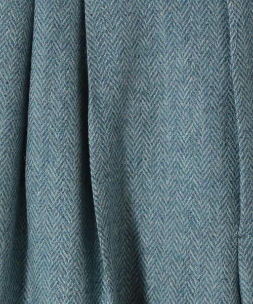 Steven Alan(スティーブンアラン)の「<Steven Alan>HERRINGBONE TUCK WIDE PANTS/パンツ(その他パンツ・レディース・ブラウン/ターコイズブルー・S/M/L)」の12枚目の写真