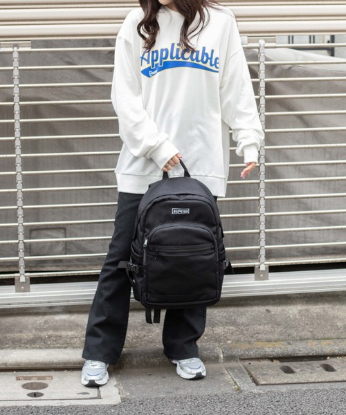 WEGO(ウィゴー)の「WEGO/【WEB限定】メッシュポケットバックパック(バックパック/リュック・レディース・その他2/その他1/ブラック・FREE)」の9枚目の写真