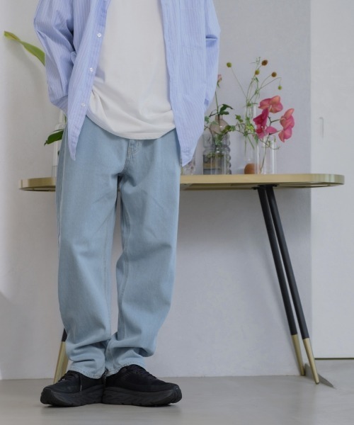 improves（インプローブス）の「デニム ワイド バギーパンツ（デニムパンツ・メンズ・オフホワイト/サックスブルー/ブルー/ワンウォッシュ・MEDIUM/LARGE）」の7枚目の写真