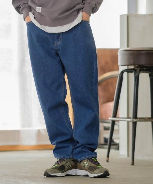 improves（インプローブス）の「デニム ワイド バギーパンツ（デニムパンツ・メンズ・オフホワイト/サックスブルー/ブルー/ワンウォッシュ・MEDIUM/LARGE）」の11枚目の写真