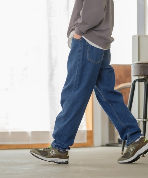 improves（インプローブス）の「デニム ワイド バギーパンツ（デニムパンツ・メンズ・オフホワイト/サックスブルー/ブルー/ワンウォッシュ・MEDIUM/LARGE）」の12枚目の写真