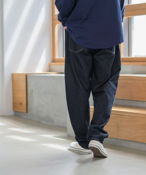 improves（インプローブス）の「デニム ワイド バギーパンツ（デニムパンツ・メンズ・オフホワイト/サックスブルー/ブルー/ワンウォッシュ・MEDIUM/LARGE）」の17枚目の写真