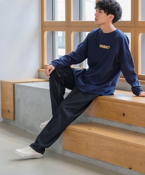 improves（インプローブス）の「デニム ワイド バギーパンツ（デニムパンツ・メンズ・オフホワイト/サックスブルー/ブルー/ワンウォッシュ・MEDIUM/LARGE）」の19枚目の写真