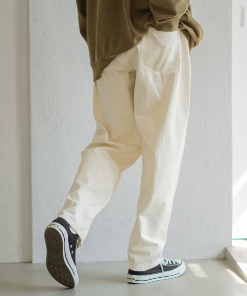 improves（インプローブス）の「デニム ワイド バギーパンツ（デニムパンツ・メンズ・オフホワイト/サックスブルー/ブルー/ワンウォッシュ・MEDIUM/LARGE）」の5枚目の写真