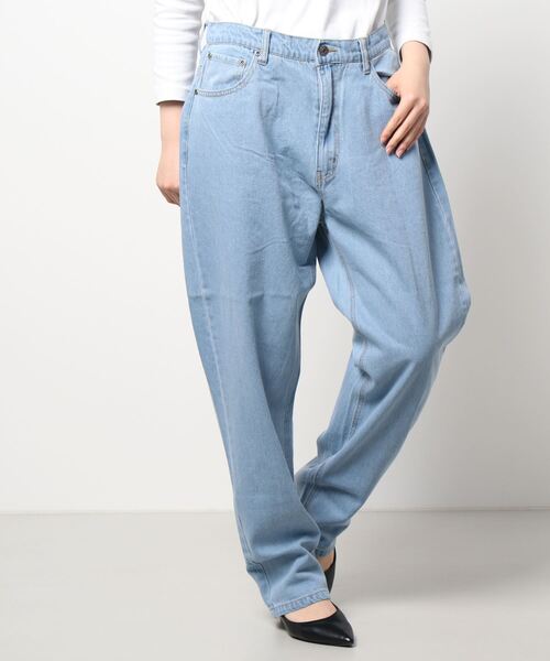 improves（インプローブス）の「デニム ワイド バギーパンツ（デニムパンツ・メンズ・オフホワイト/サックスブルー/ブルー/ワンウォッシュ・MEDIUM/LARGE）」の22枚目の写真