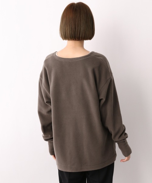 e/rm(イーアールエム)の「【e/rm】トスカーナフリースVプルオーバー 259395(その他トップス・レディース・カーキ/アイボリー・FREE)」の11枚目の写真