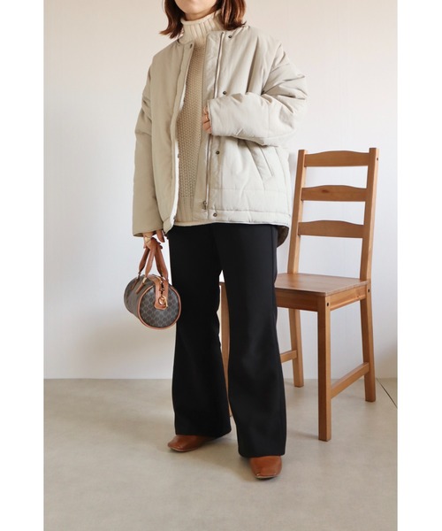 Amourire（アムリール）の「【yumi.コラボ】ノーカラールーズ中綿JK