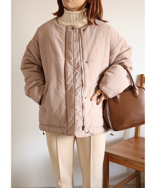 Amourire（アムリール）の「【yumi.コラボ】ノーカラールーズ中綿JK